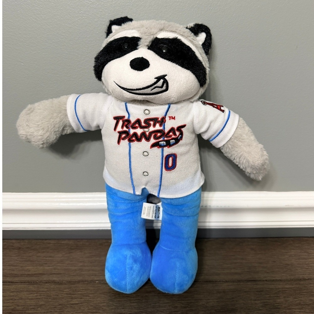 FOCO Trash‎ Pandas Mascot Plush Sprocket Baseball Jersey Stuffed Animal Toy